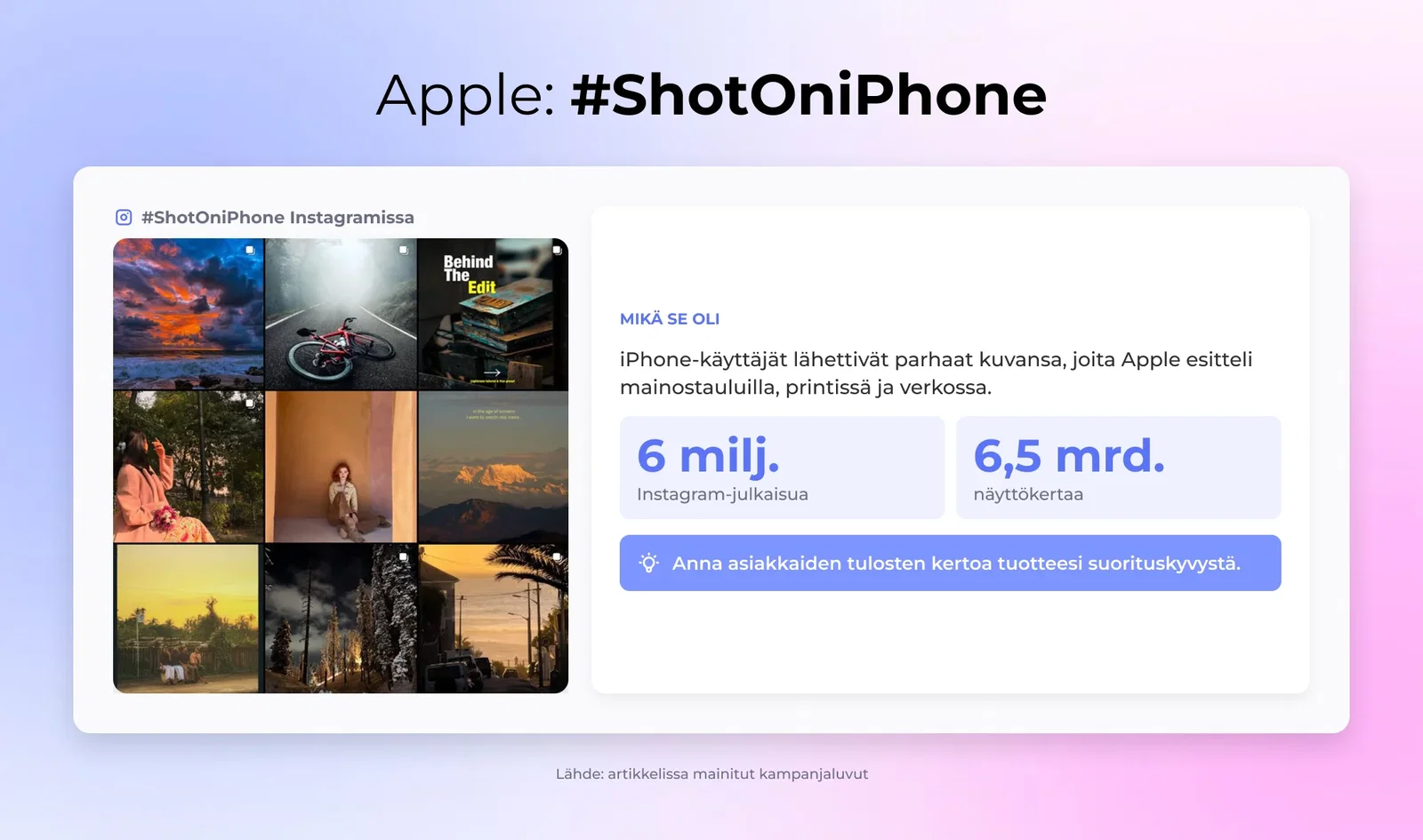 Apple: #ShotOniPhone