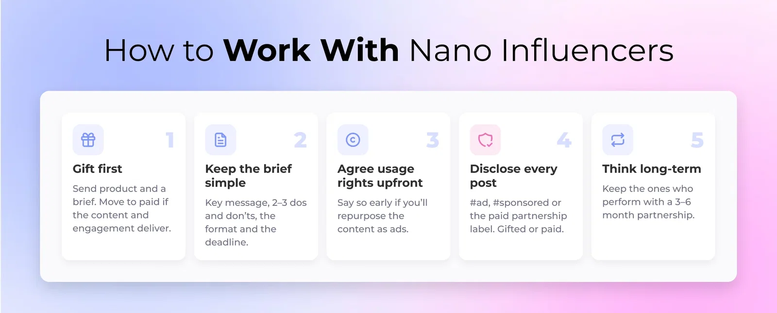 How to Work With Nano Influencers