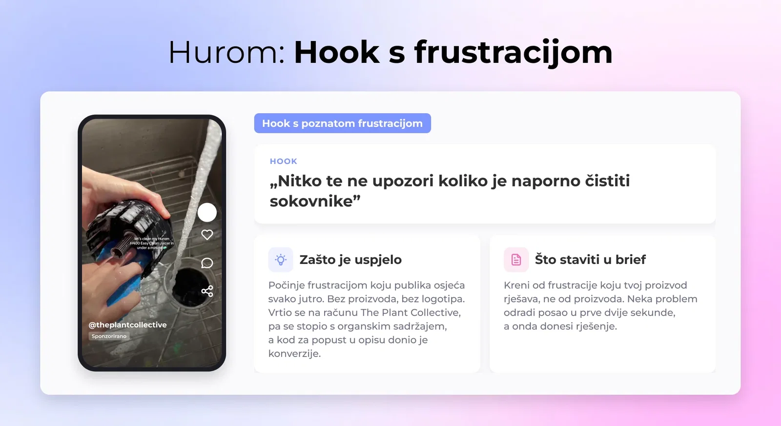 Hurom: Hook s frustracijom