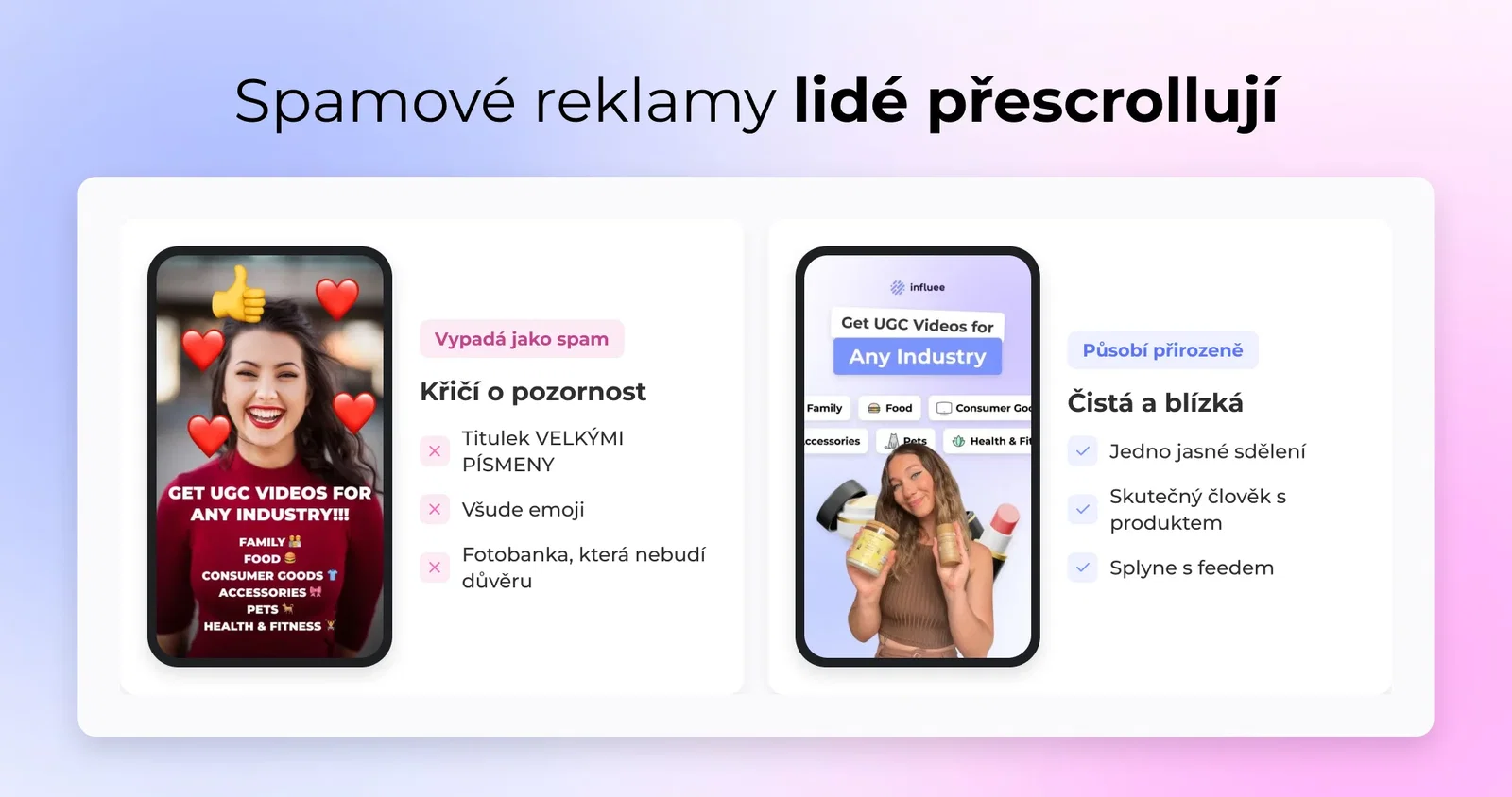 Spamové reklamy lidé přescrollují