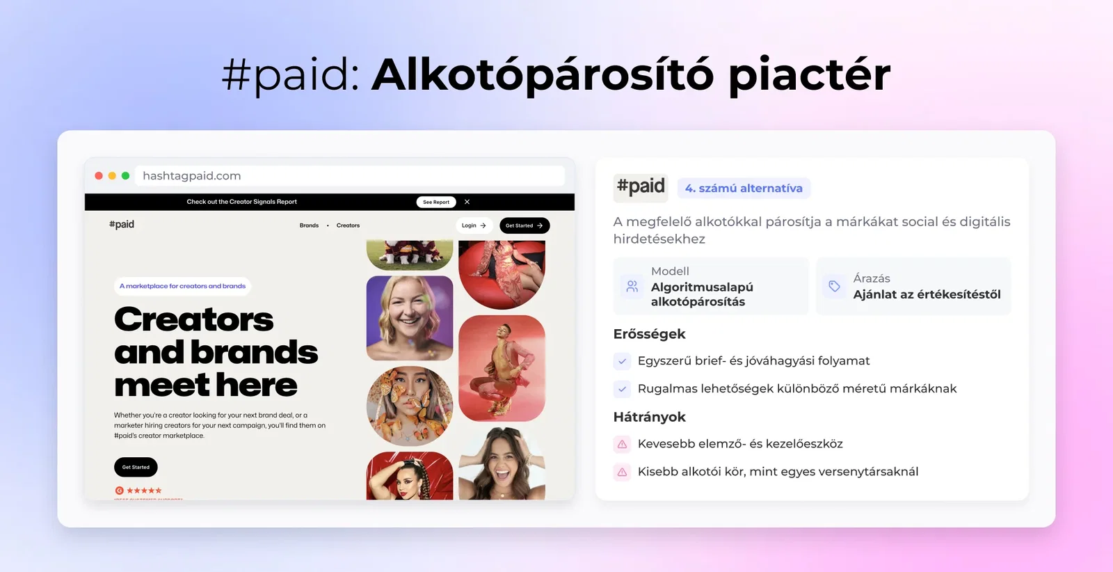 #4 Alternatíva: #paid