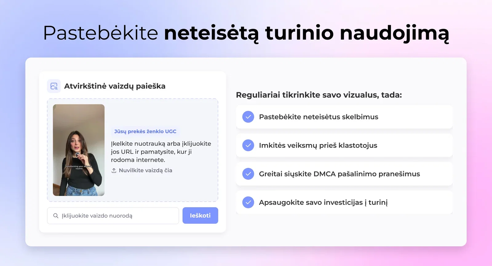 Nelegalaus naudojimo sekimas