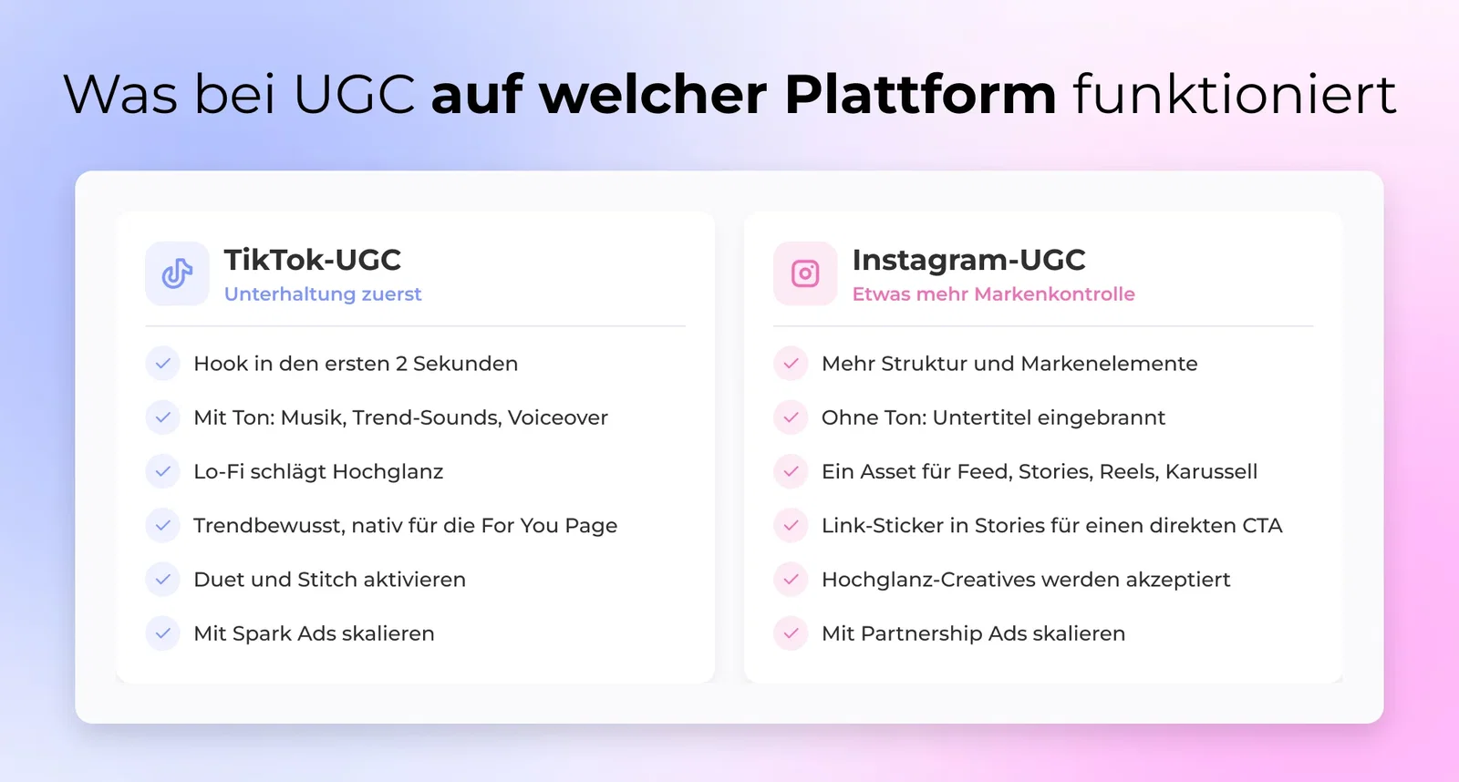 Ein UGC Creator filmt ein Lo-fi-Produktvideo auf einem Handy-Stativ für TikTok, mit einem strukturierteren Instagram-Reels-Setup im Hintergrund