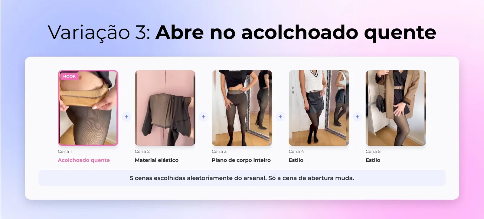 Storyboard da variação 3