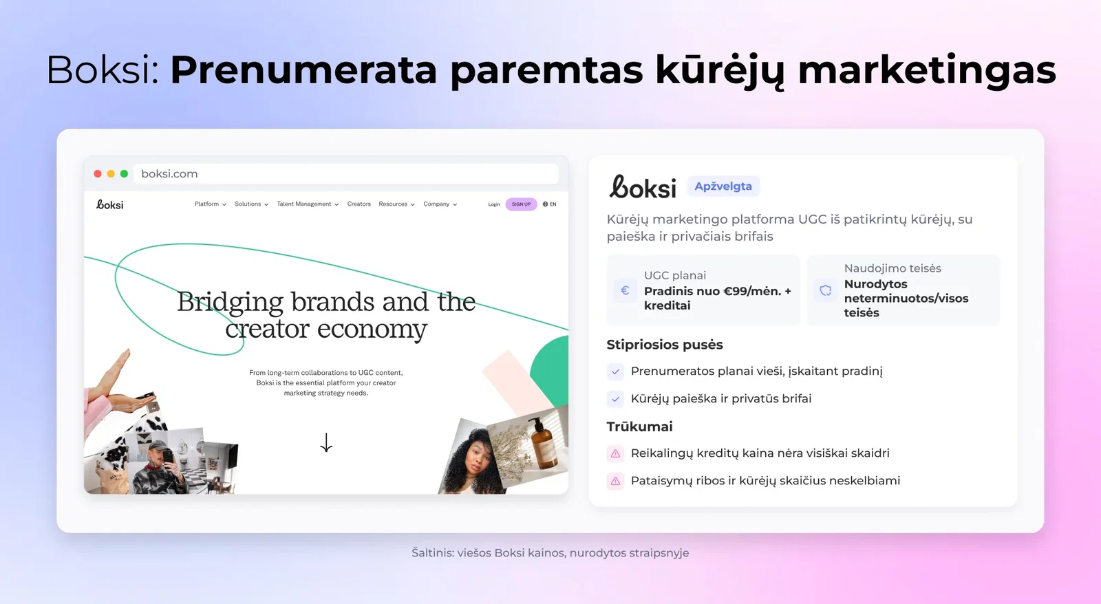 Top Boksi alternatyvos svetainės nuotrauka