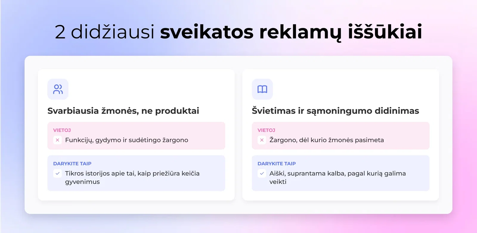 Sveikatos rinkodaros iššūkiai