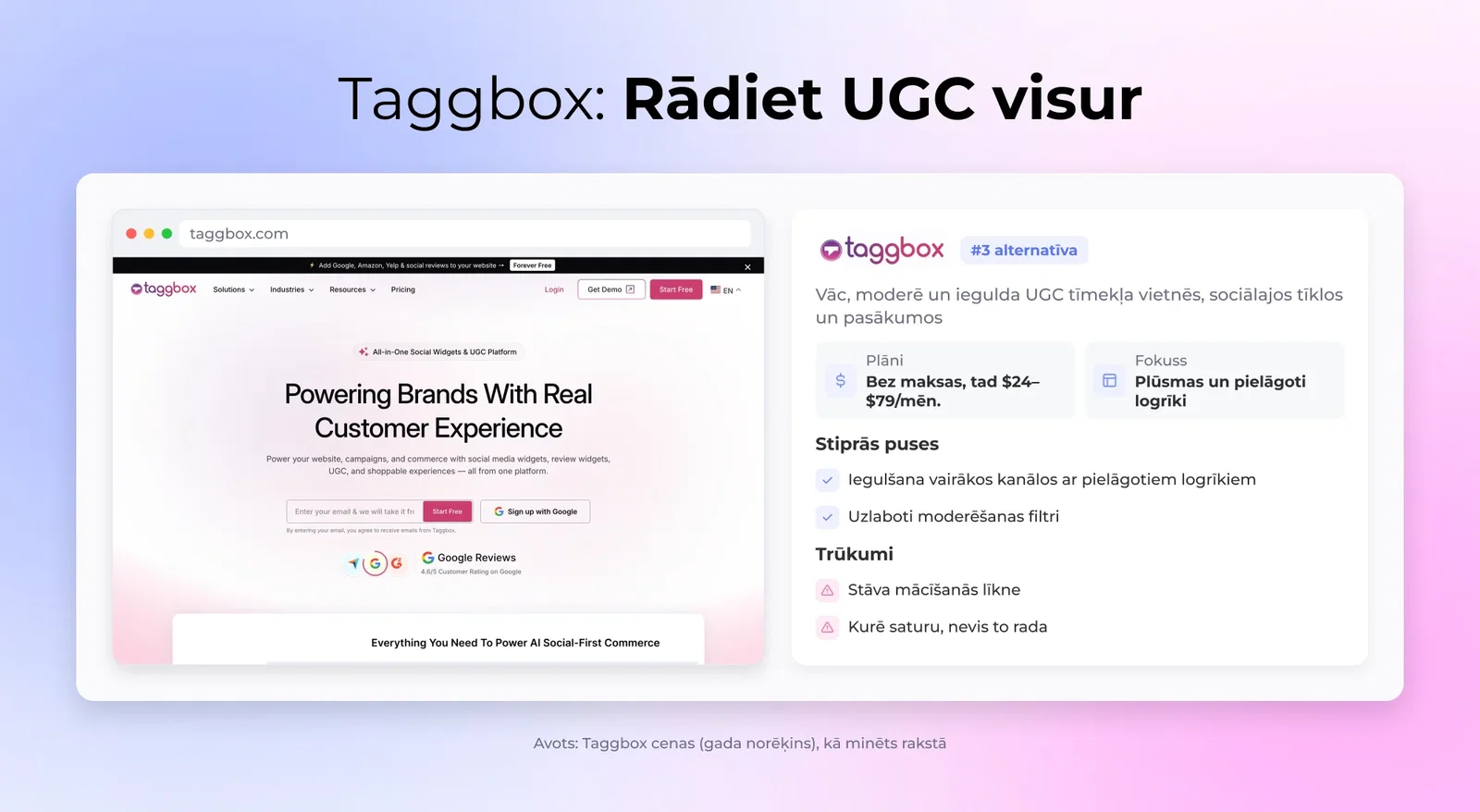 Taggbox: Rādiet UGC visur